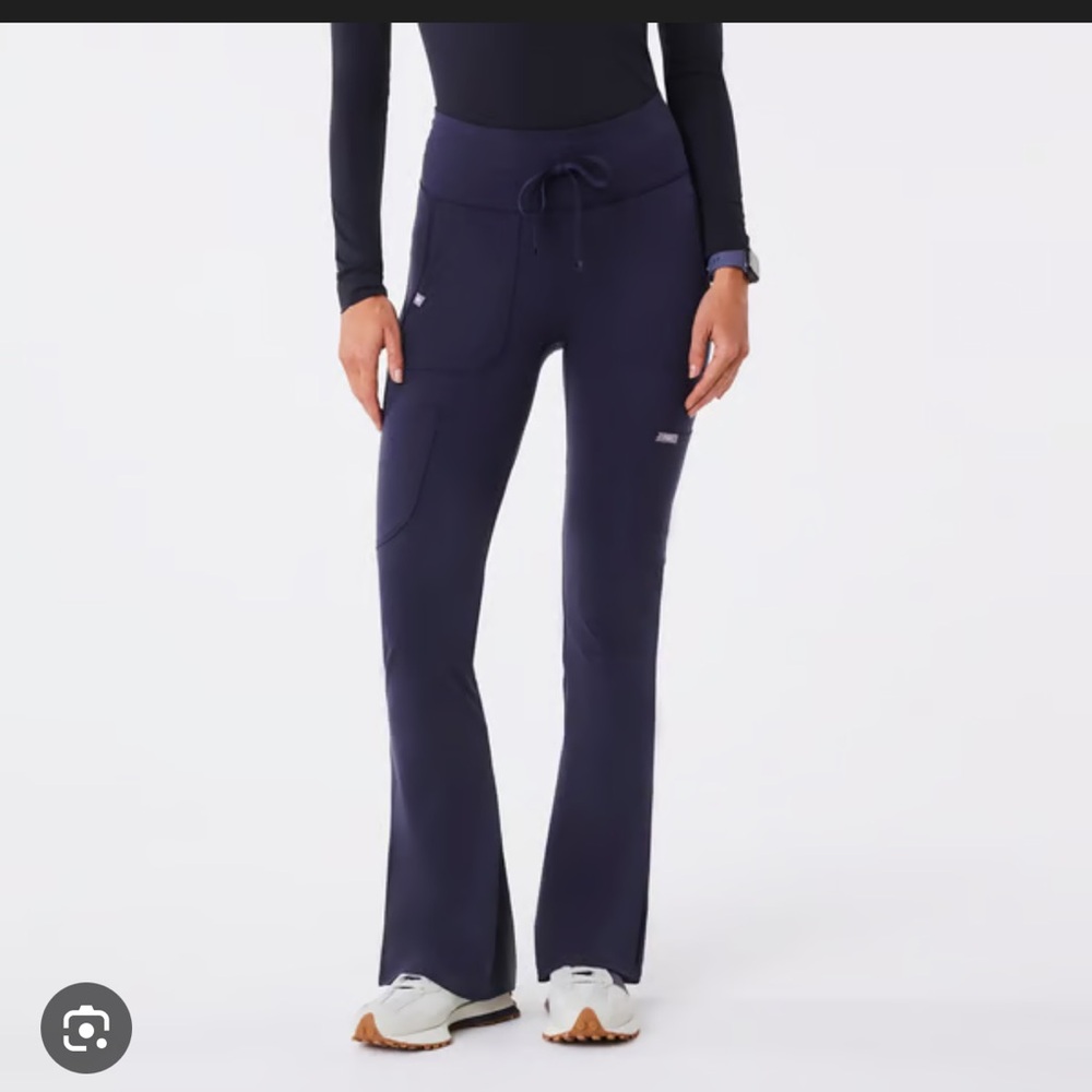 Figs Women's Dark Blue Flare scrub bottoms